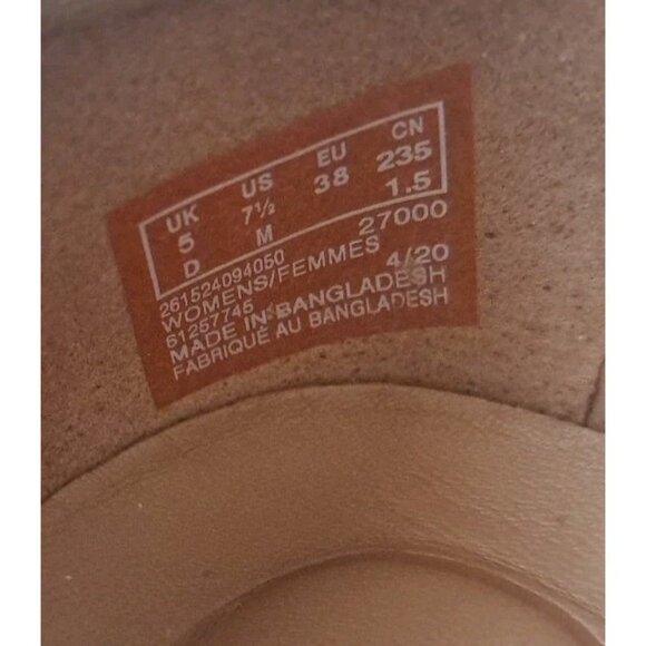 Clarks Unstructured Women's 7.5 Black & Pewter Slip-On Tawnia Band  Loafers - Picture 10 of 10